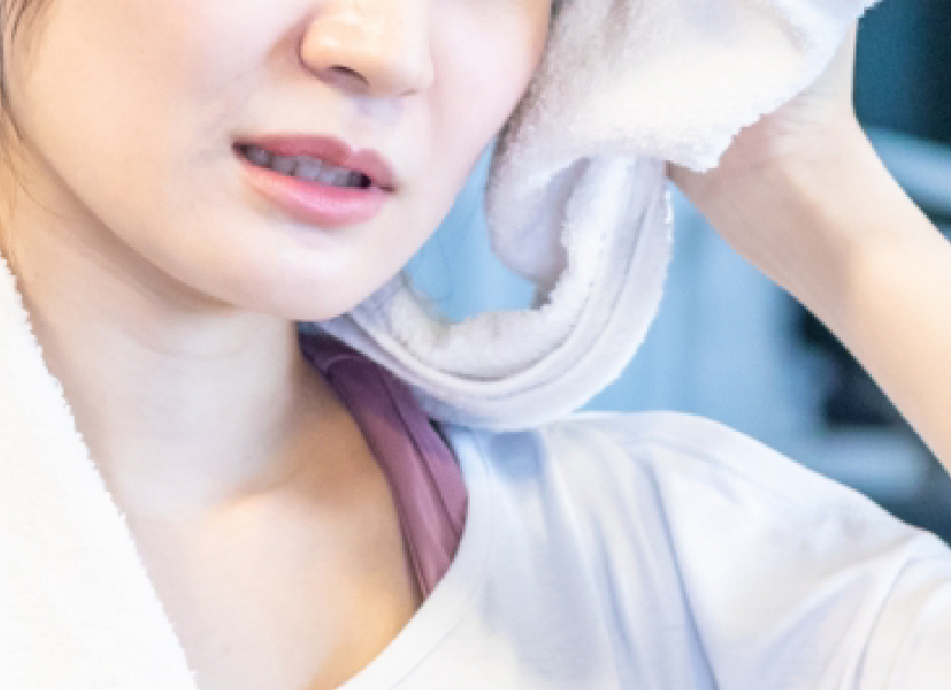 汗をかきやすく、化粧崩れしやすい